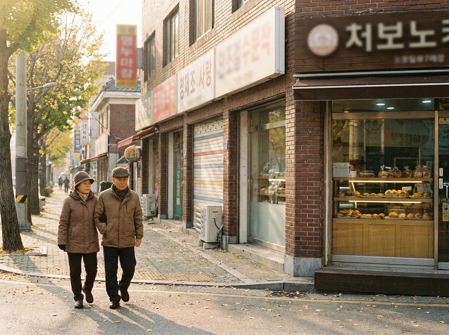 명일동 주택가